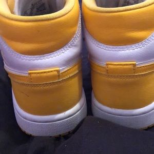 Nike | Shoes | Yellow Nike Air Jordan S | Poshmark
